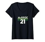 Women's Kayla McBride: MINN 21 - Minnesota Basketball V-Neck T-Shirt