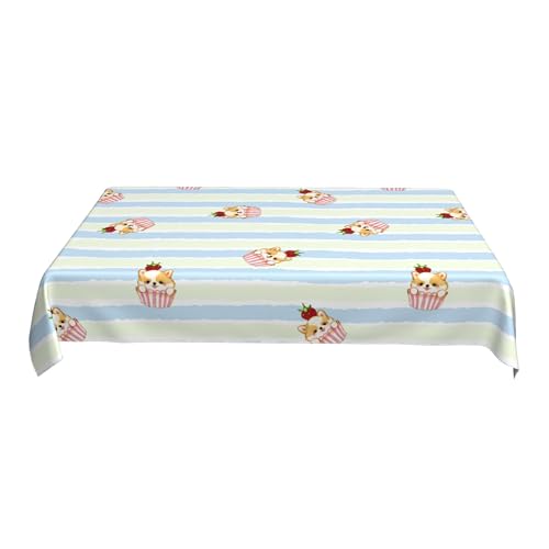 ZALXOZYL Copertura Rettangolare 60X90 Pollici con Motivo Stampato, Non Necessita di Stiratura, in Poliestere per Scompartimento Cuccette Del Treno Colorful 90in