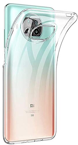 Captor Cover Trasparente per Xiaomi Mi 10T Lite, Custodia TPU in Silicone Flessibile Morbida e Sottile, Protezione Fotocamera di Alta Qualità con Bordo Rialzato per Schermo e Fotocamera