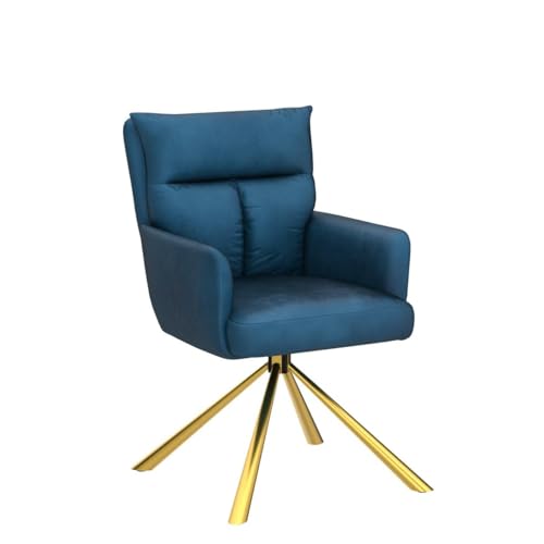 Sillón Plegable Terciopelo Azul miniatura 5