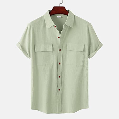 Chemise hawaïenne pour hommes à séchage rapide et manches courtes pour la plage