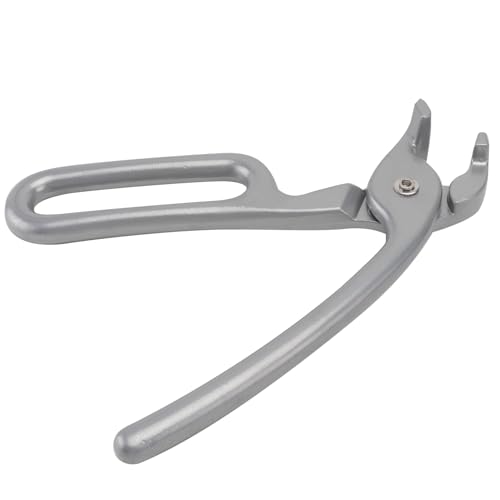 BAZEITFLOW Pinza para Pizza Antiescaldado de Inoxidable Clip para Bandejas y Platos Calientes Herramienta Compacta y Resistente para Cocina Segura