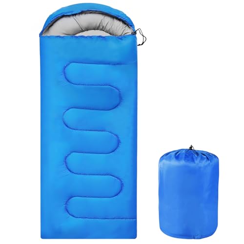 OBTANIM Sleeping Bags Portable Waterproof Camping Sleeping Bag for Adults Kids 4 Seasons Cold...