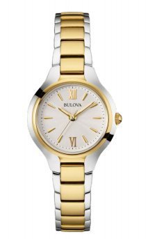 �u���[�o Bulova Women's �E�B�����Y ���f�B�[�X �����p Two-Tone Stainless Steel Watch 98L217 ���v �r���v [���s�A���i]
