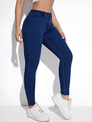 Image of Ben Martin Women's High Rise Skinny Fit Stretchable Denim Jeans Pant
