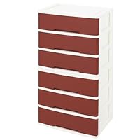 Amazon.co.jp: グリーンパル チェスト プラスチック製 ワイド 5段 幅