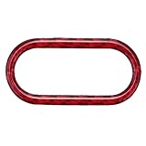 Lskjzzn Couvercle de Voyant d'avertissement intérieur en Fibre de Carbone Rouge Compatible for Mini Cooper F55 F56 Countryman F60
