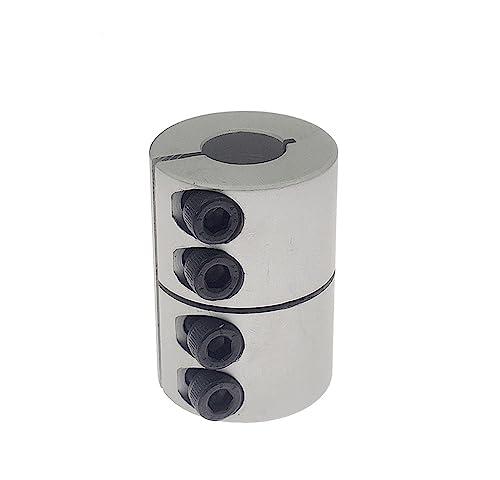 Rigid Coupling,Stainless Steel Rigid Coupling 1pcs D40L50 Rigid Shaft Coupler Clamp Stepper Motor Coupling 3D Printer Parts Coupler(10X16)