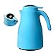 Thermal Coffee Carafe 53 Oz, Termos Próżniowy Z Pokrywką Temperatura Celsjusza, Podwójna Izolowana Kolba, 48 Godzin Retencji Ciepła, Garnek Termiczny Klasy Premium Przez(Color:niebieski)
