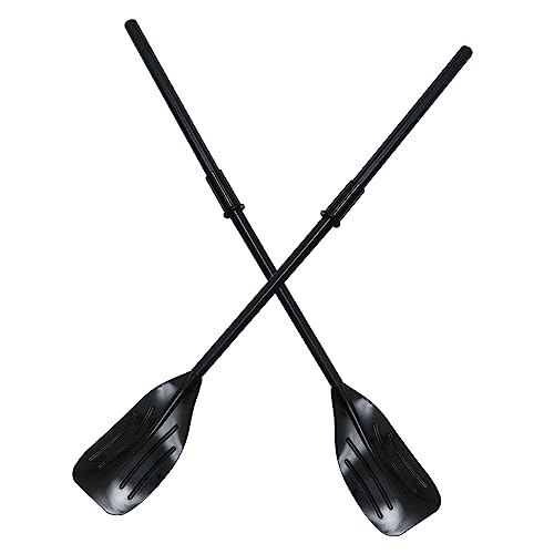 NAMOARLY Row Boat Paddles for Small Boat 2pcs Set Paddles PVC Canoe Oars Comfort Grip