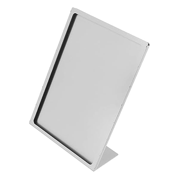 Bordhouder, Roestvrij Staal Eenvoudige Reiniging Desktop Menustandaard Helder Display Stevige Structuur voor Restaurant