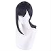 Hombre de motosierra higashiyama kobeni cosplay peluca hombres mujeres disfraz de Halloween fiesta peluca + gorro de peluca