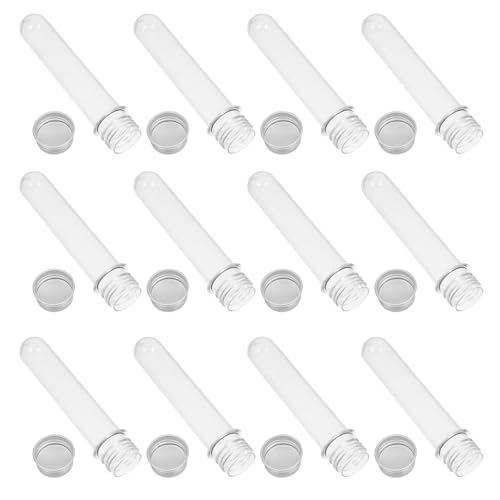 Tube à essai plastique transparent de fête pour décoration créative de table de mariage