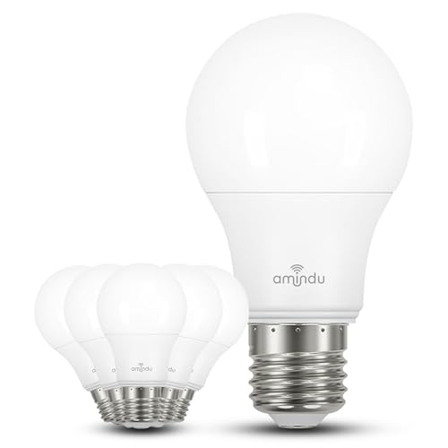 Amindu E27 LED Lampe 13,6W ersetzt 100W warmweiß 2700K – nicht dimmbar – LED 6er Pack superhell– ideal für große Wohnzimmer, Schlafzimmer oder Küchen