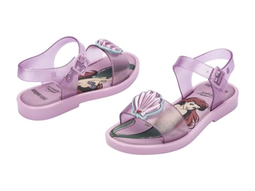 Image of mini melissa Mar Girls Sandals - Bubble Jelly Sandal, Summer Sandals for Girls, Adjustable Ankle Strap, Kids Jelly Shoes