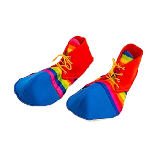 Elegabrillia Chaussures de Clown à Grosse Tête, Chaussures de Cosplay pour Halloween, Fêtes,...