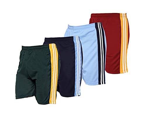 Image of Fort Worth Men's 4 Pack Gym Workout Shorts Quick Dry Bodybuilding Weightlifting Pants Training Running Jogger with Pockets