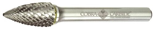 Fresa Carburo Sólido Forma Árbol 10963 1/4" miniatura 1