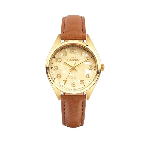 Relógio Technos Feminino Ref: 2036msa/0x Elegance Dourado