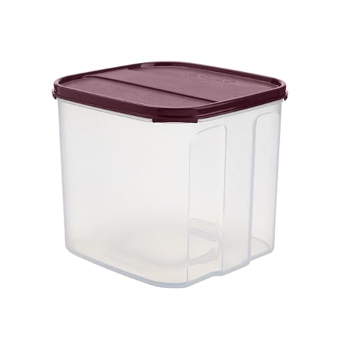 Signoraware Modular Multi Purpose Plastic Container, 4.5 Litres, Maroon , Pack of 1