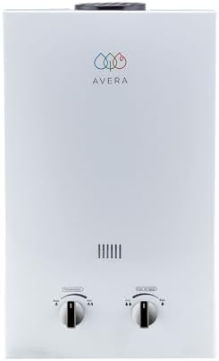 AVERA Calentador de Agua Instantaneo GAS LP, Boiler de Paso, Capa...