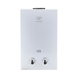 AVERA Calentador de agua Instantaneo GAS NATURAL, Boiler de Paso, Capacidad 6 Litros/Minuto, 1...
