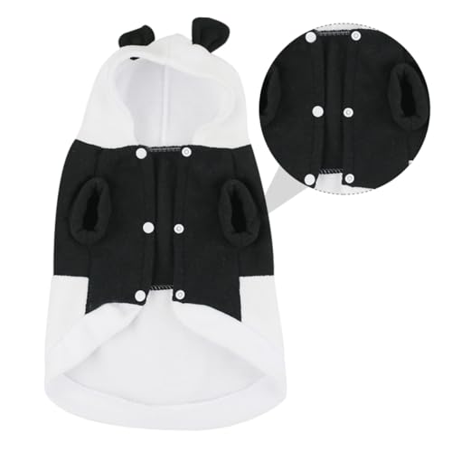 Disfraz para perros pequeño con forma de panda miniatura 6