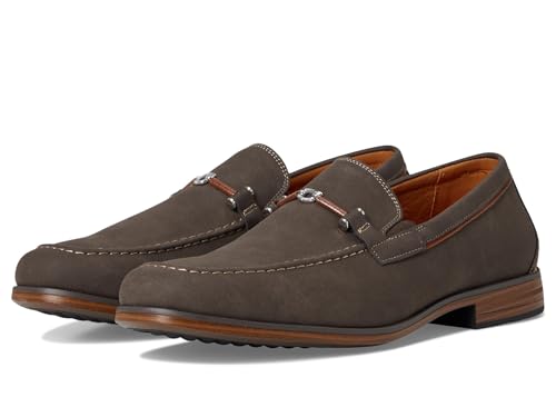 Stacy Adams Men's Richardson Moc Toe Slip On Loafer, Brown, 14