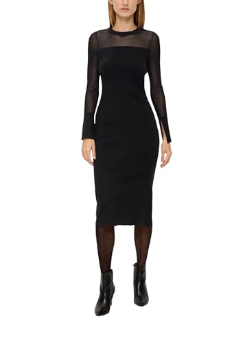 Robe en tricot mélangé femme robe mi-longue en maille s.Oliver