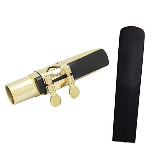 ERINGOGO Musical Accessories 2pcs Soprano Saxophone Black Resin Strength 2.5 Fit