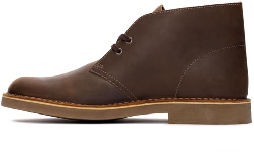 Image of Clarks - Mens Desert Bt Evo Shoes, Color Beeswax Leather, Size: 8.5 M US