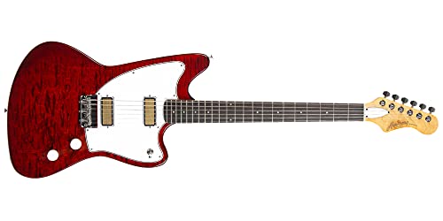 Guitare électrique Harmony Silhouette FLAME TR - Les Beatles, Paul McCartney, John Lennon, RIngo Starr, George Harrison Guitare électrique Harmony Silhouette FLAME TR
