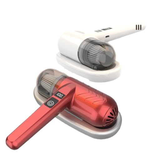 Aspirador inalámbrico, aspirador portátil inalámbrico para la eliminación de ácaros, limpiador de colchones con esterilización ultravioleta UV-C, limpieza profunda de camas, sofás,