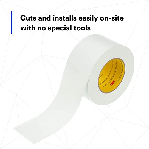 3M Venture Tape Vinyl Seaming Tape 460V, White Color, Embossed, Resists Lifting, Cold Weather Adhesion, 2.83 In X 50 Yd #TOP7