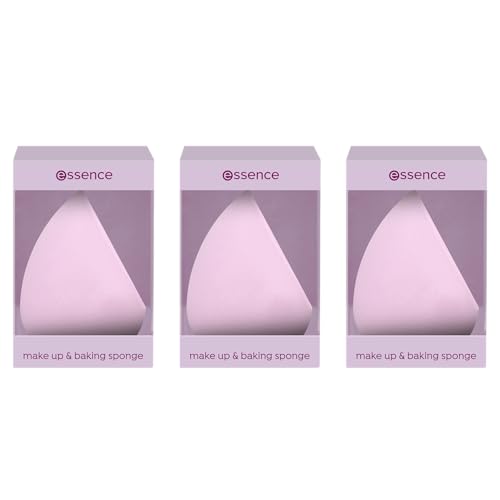 Essence Make Up &amp; Baking Lot de 3 éponges de maquillage, n° 01, sans nanoparticules, 3 x 1 pièce