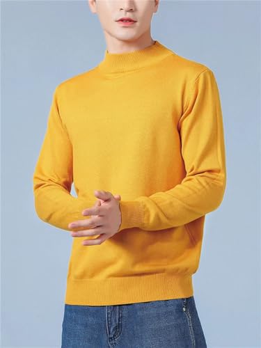 Men Cashmere Sweater Autumn Winter Soft Warm Jersey Jumper Pull Pullover Half Turtleneck Knitted Sweaters4
