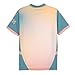 Manchester City 24/25 Fourth Jersey - Co-Designed by Noel Gallagher, Exclusive European Competition Wear (US, Alpha, Large, Regular, Regular, Rosebay-Bold Blue)