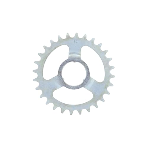 Couronne dentée Esjot 28 dents argentée enfichable pour vélo de route et urbain