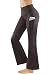 Fengbay Bootcut Yoga Pants, Women's Bootleg Yoga Pants with Pockets Tummy Control 4 Way Stretch Plus Size Yoga Workout Pants