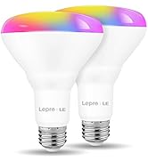 LED Flood Light Bulbs, WiFi Smart BR30 Bulb, Works with Alexa & Google Assistant, RGBW Color Chan...