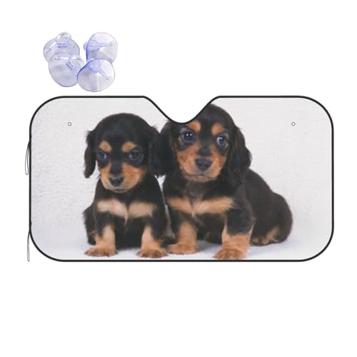 人気かわいい犬たち キャラクター かわいい 車用サンシェード フロントカバー 日よけ 遮熱 遮光 断熱 防熱 夏用 折りたたみ カーズ 車 サンシェード 車用 日除け フロントサンシェード 軽自動車 簡単取り付け M