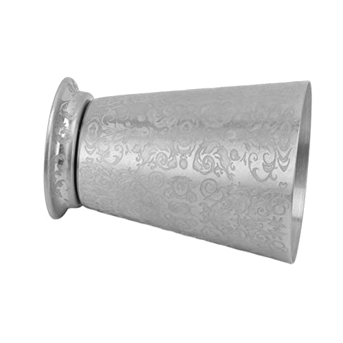 Fafeims Copa de Julepe de Menta de Estilo Vintage, Copa de Cóctel de Acero Inoxidable para Entusiastas de los Cócteles, Acero Inoxidable 304 (Textura Tótem)
