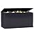 ZYJOYY 120 Gallon Lockable Resin Outdoor Storage Box, Large Deck Box for Patio, Garden, Pool, Cushion Storage, Outdoor Tool Storage Bench, Weather Resistant, Easy Assembly, Black