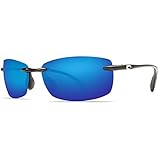 Costa del Mar Unisex-Adult Ballast Polarized Iridium Rimless Sunglasses