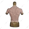 WQCMZO Realistic Silicone Muscle Suit for Men - Chest & Abs Torso Costume for Crossdressing, Transgender, Halloween Party,Color 3,S #3