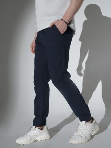 Image of Hubberholme Men Olive Regular Smart Joggers HHMWJS002 OL