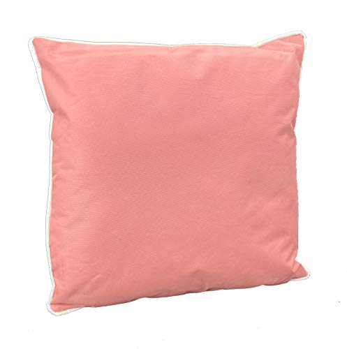 heimtexland ® Outdoorkissen Dekokissen Lotus Effekt Schmutz- und Wasserabweisend Garten Outdoor Kissen Tropical 45x45 Rosa Typ687