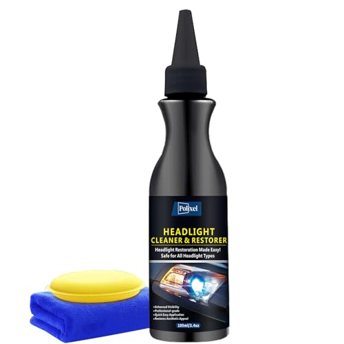 POLIXEL Headlight Cleaner & Headlight Restoration Kit - Instant Restores...