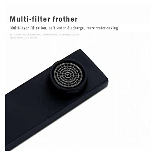 Robinets de cuisine noir mat mitigeur évier rotatif eau chaude froide