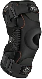 Shock Doctor Maximum Support Compression Knee Brace - For ACL/PCL Injuries, Patella Support, Sprains, Hypertension and More for Men and Women, Large, Black